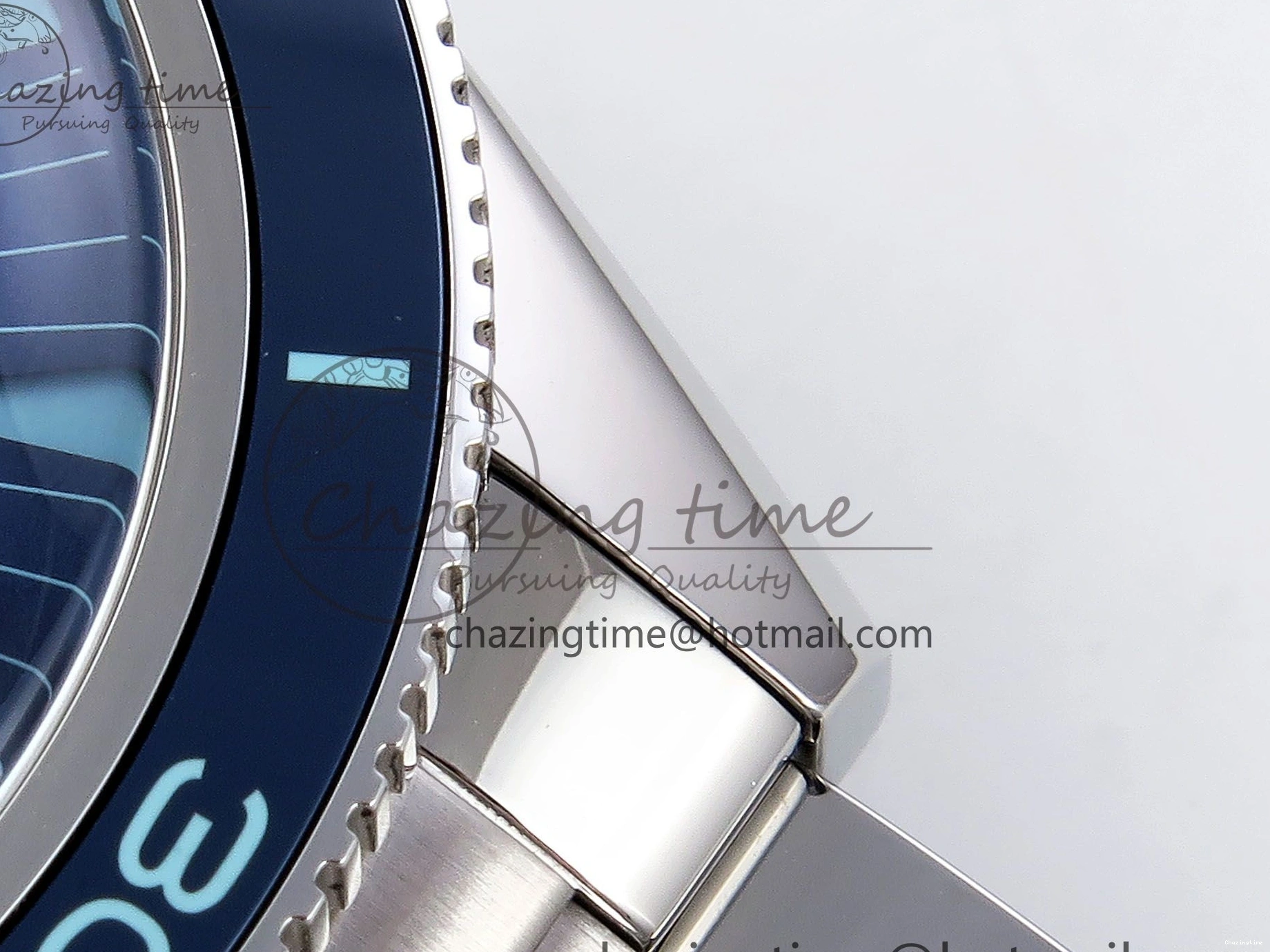 0308 Seamaster 300 Heritage VSF 1:1 Best Edition Blue Dial on SS Bracelet A8912 Super Clone Packable 7716